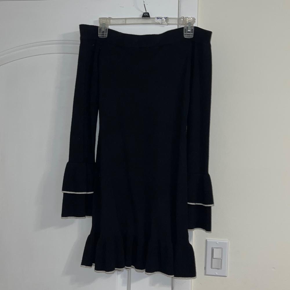 Off the Shoulder Sweater Dress